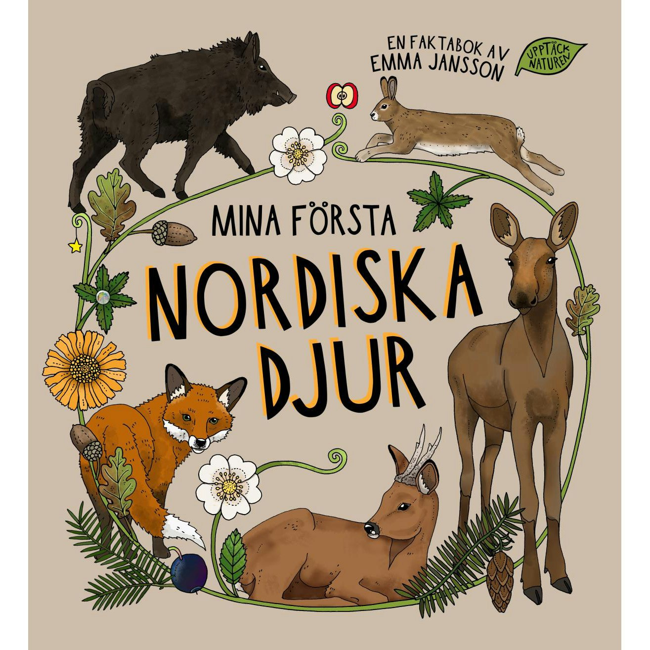 Upptäck Naturen: Mina första nordiska djur - Faktabok