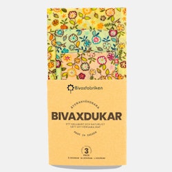 Bivaxfabriken 3-pack Bivaxdukar - Blomstra