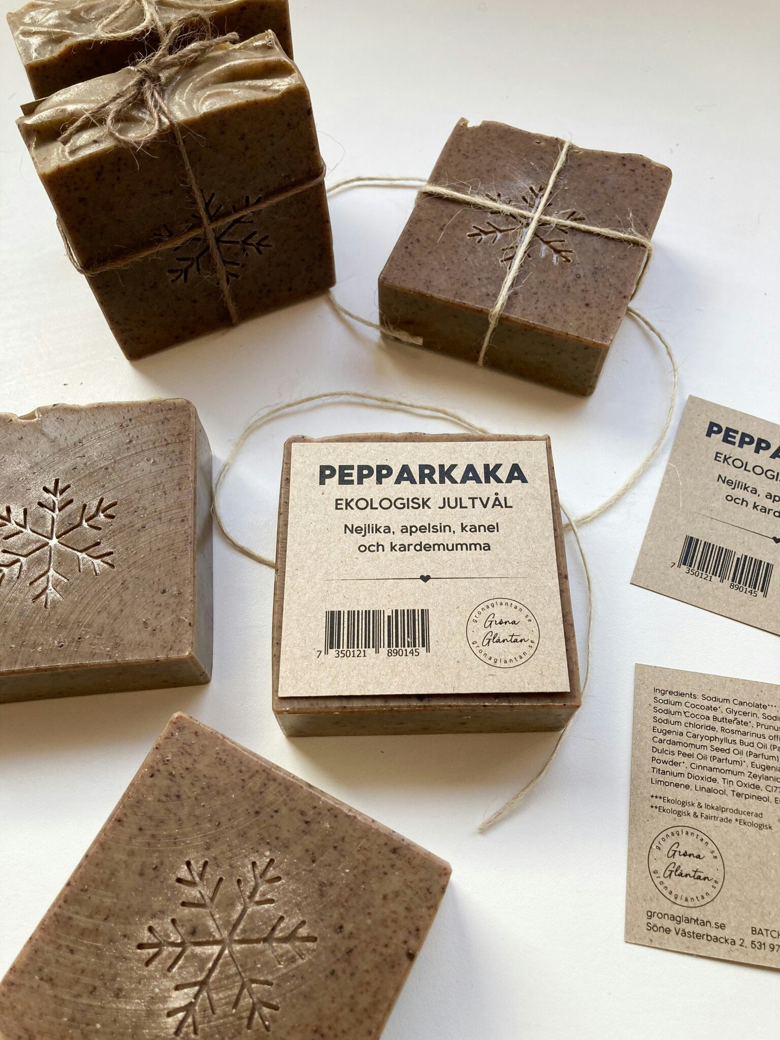 NYHET! Gröna Gläntan Eko Tvål - Pepparkakstvål