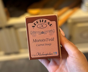 Klockargårdens Apotekar Tvål Eko - Morot (apelsin, ceder & vanilj)