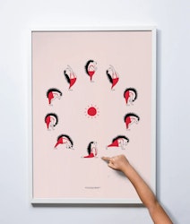 Yogadjuren Poster - Solhälsning