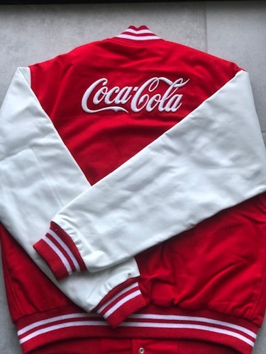 Baseballjacka Coca-Cola, S-M.