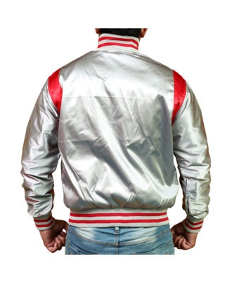Specialtillverkad Satin Varsity Jacka