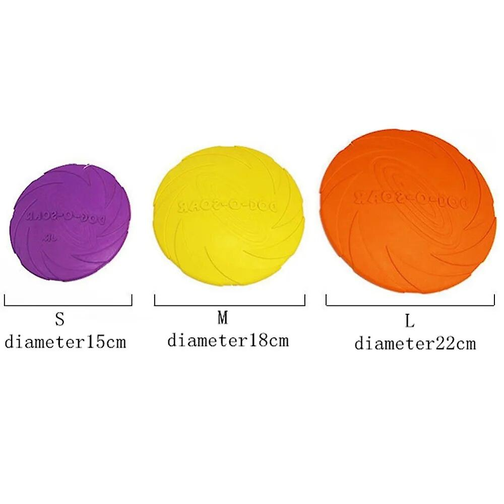 Trixie Flyvende Tallerken Naturgummi S Ø15 cm Flyter
