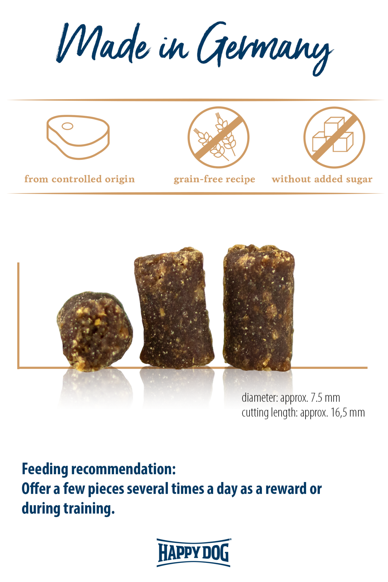 Happy Dog Supreme Meat Snack Lüneburger Heide (Lam) 75g