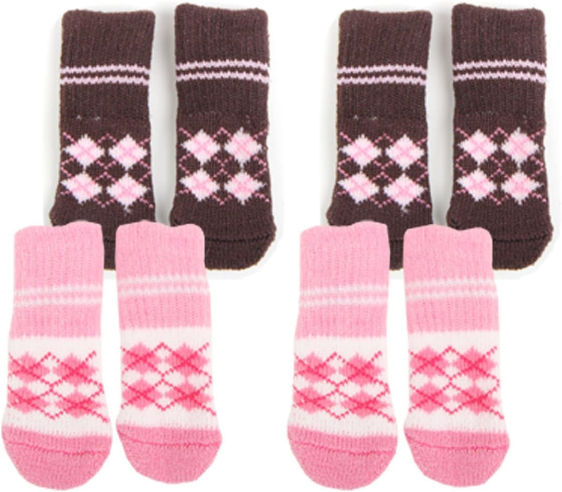 Puppia Argyle Sokker Rosa