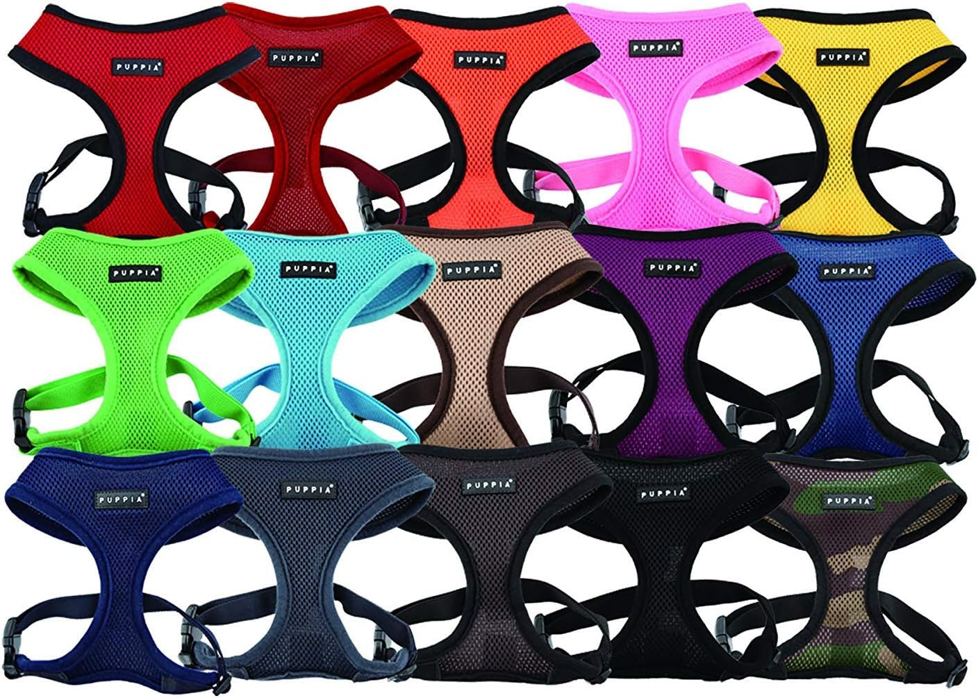 Puppia Soft Harness A Vinrød / Wine