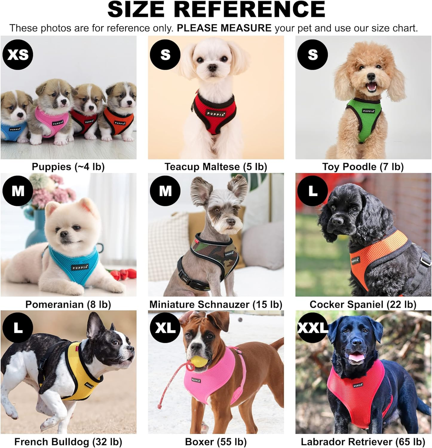 Puppia Soft Harness A Sort / Black