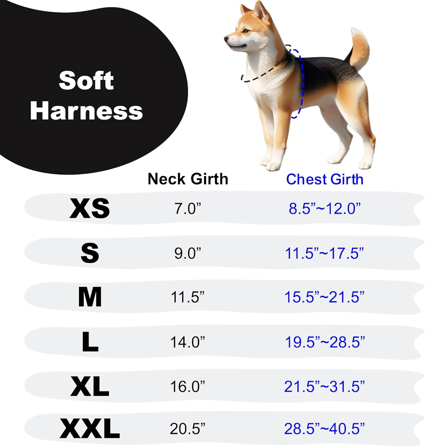 Puppia Soft Harness A Sort / Black