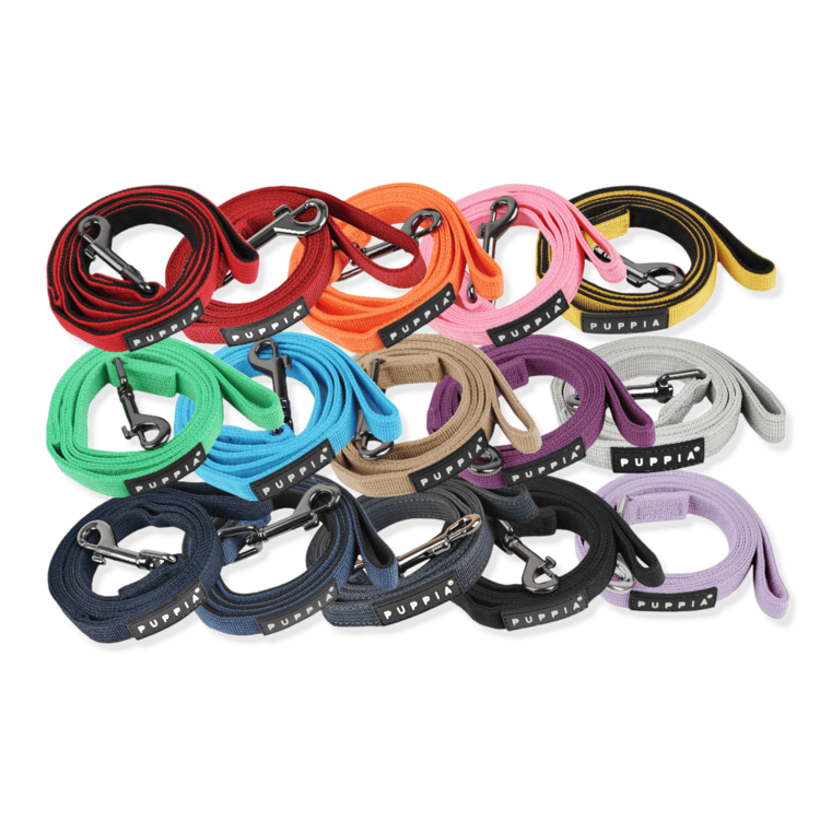 Puppia Two Tone Lead Vinrød / Wine Kobbel