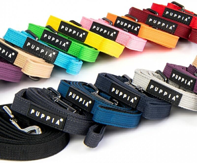 Puppia Two Tone Lead Vinrød / Wine Kobbel