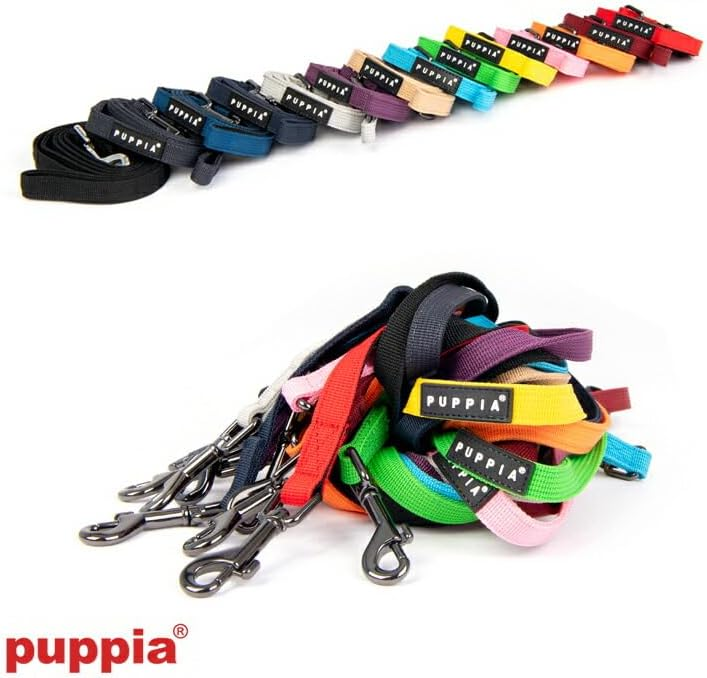Puppia Two Tone Lead Vinrød / Wine Kobbel