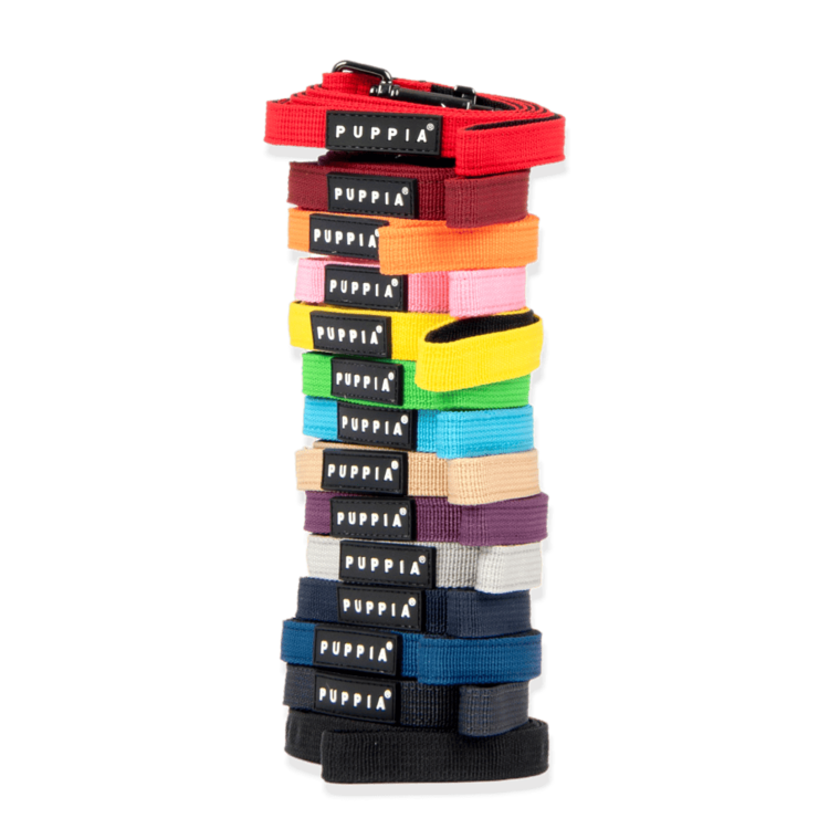 Puppia Two Tone Lead Sort / Black Kobbel