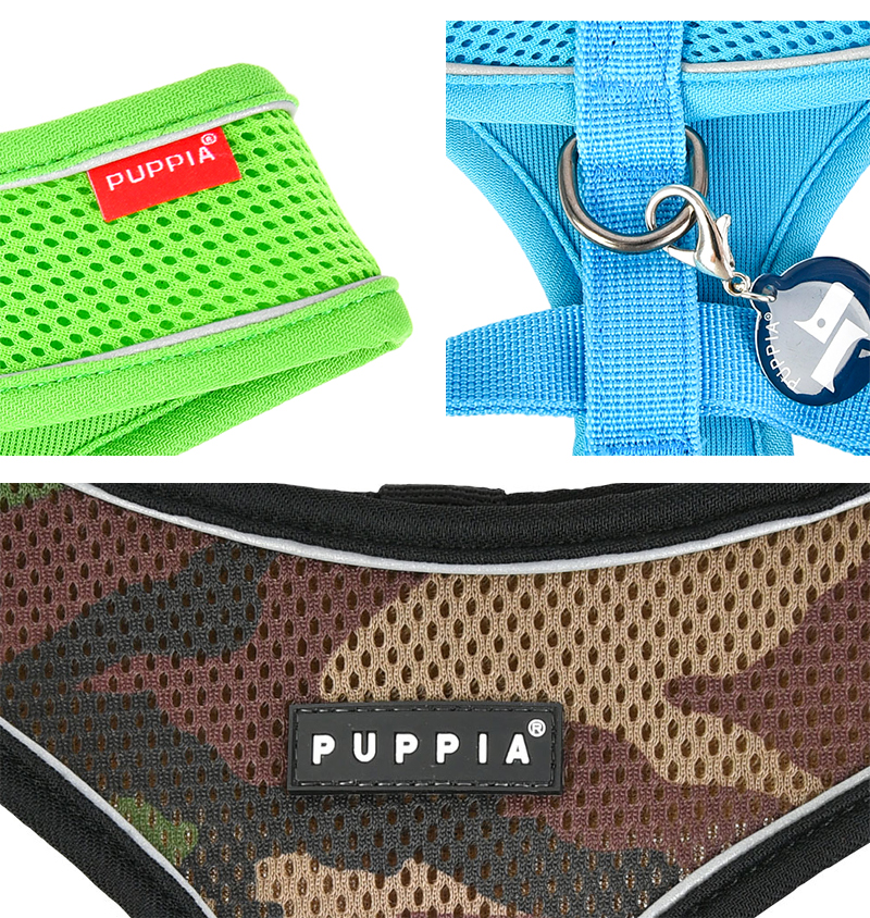 Puppia Soft Harness A PRO m refleks Oransje / Orange