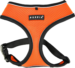 TEST Puppia Soft Harness A PRO m refleks Oransje / Orange