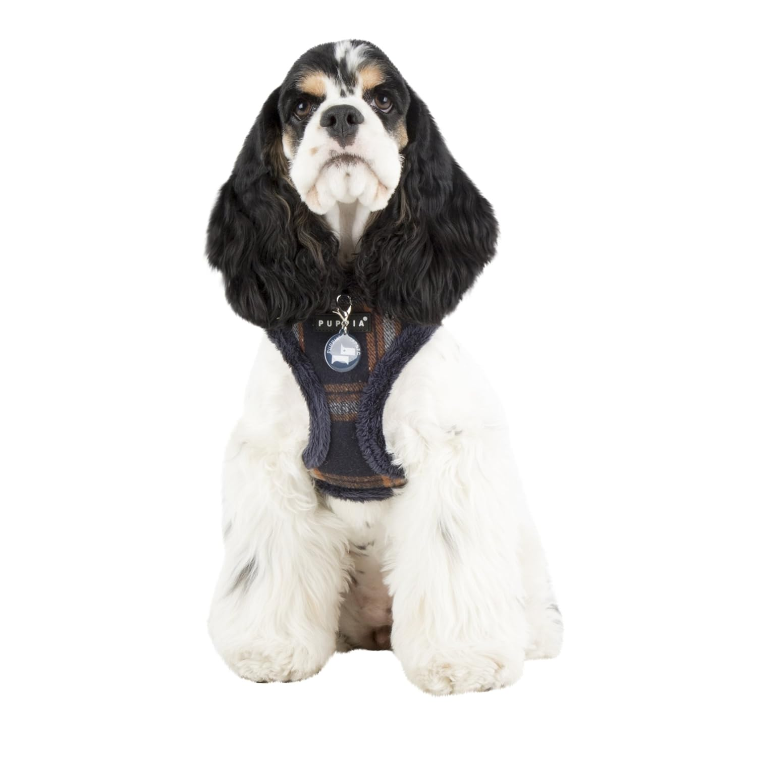 TEST Puppia Kemp Harness A Beige/Navy/Grey XL