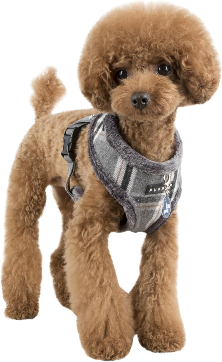 TEST Puppia Kemp Harness A Beige/Navy/Grey XL