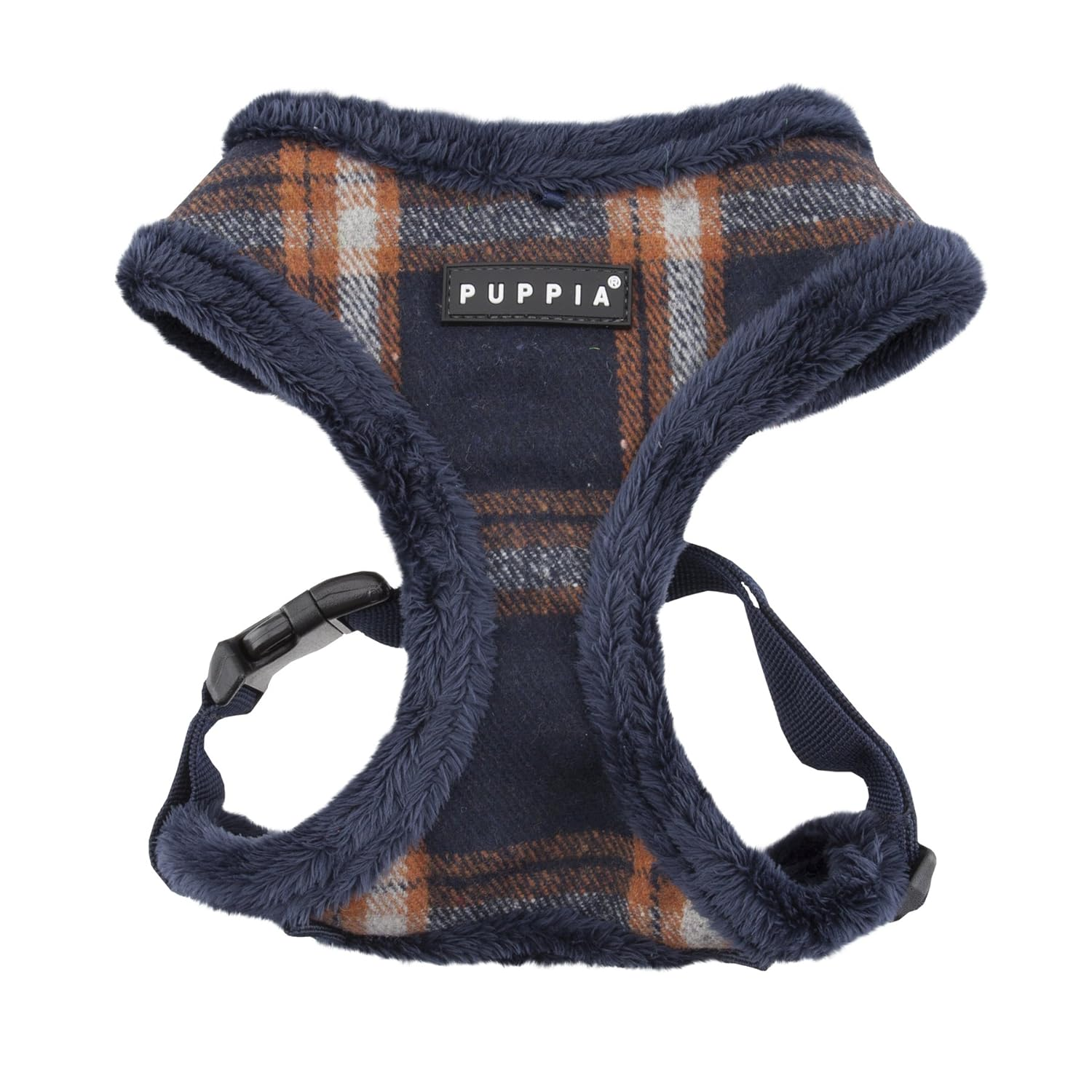 TEST Puppia Kemp Harness A Beige/Navy/Grey XL