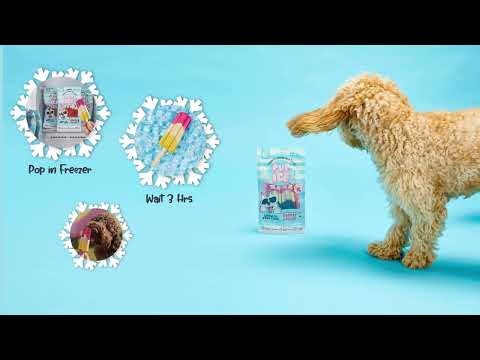 Pup Ice Rocket Lollies 2pk 90g Jordbær & Banan