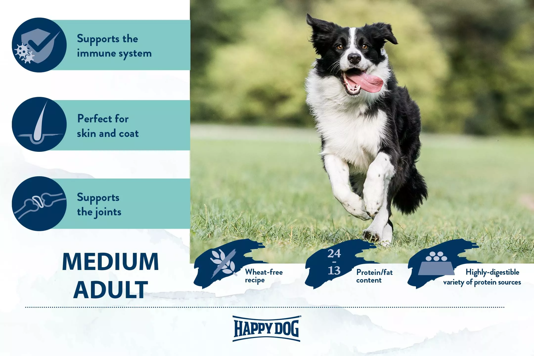 Happy Dog Supreme Fit & Vital Medium Adult 12Kg