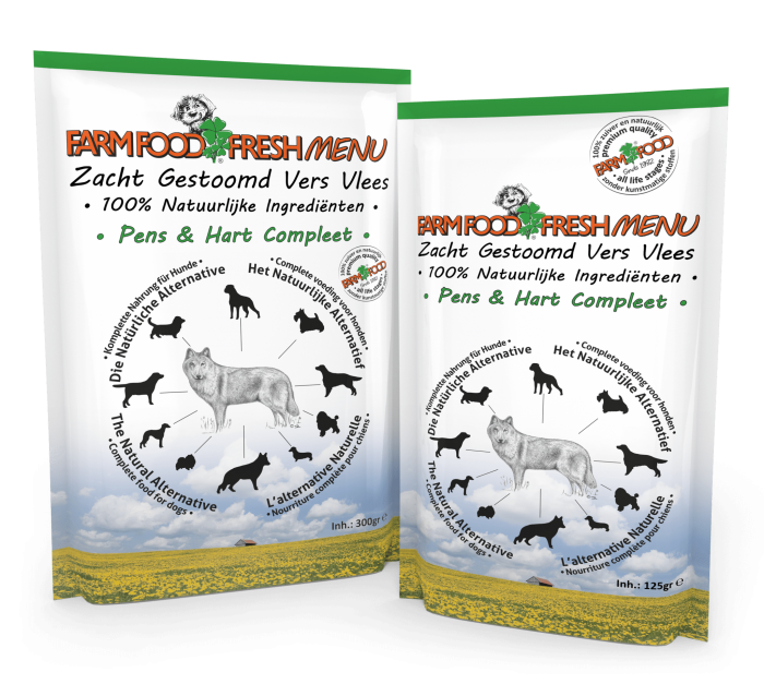 Farm Food Fresh Menu Tripe & Heart 300g - Innmat og Hjerte