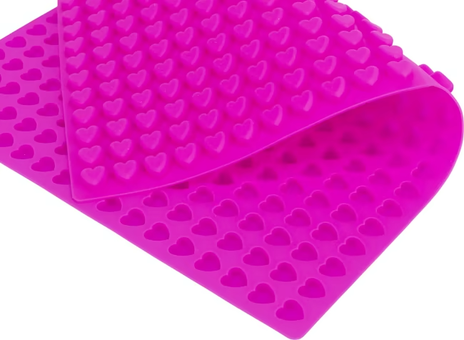 Bakematte Hjerter Silikon 38x25cm