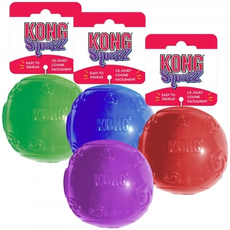 KONG Squeezz Ball M Assorterte farger