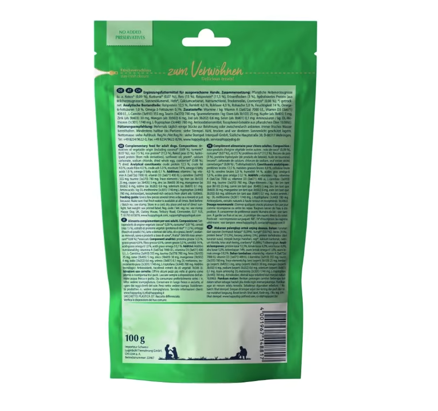 Happy Dog Soft Snack India (Vegetar) 100g
