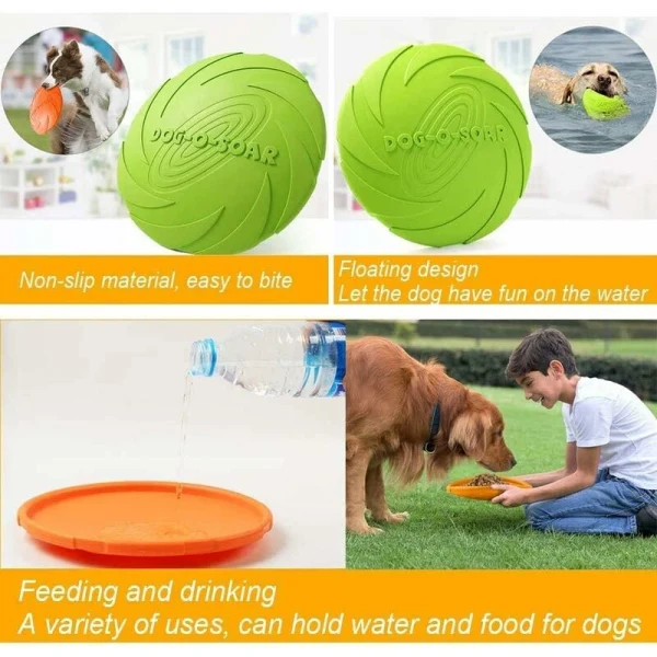 Trixie Flyvende Tallerken Naturgummi L Ø22cm Flyter Assorterte farger