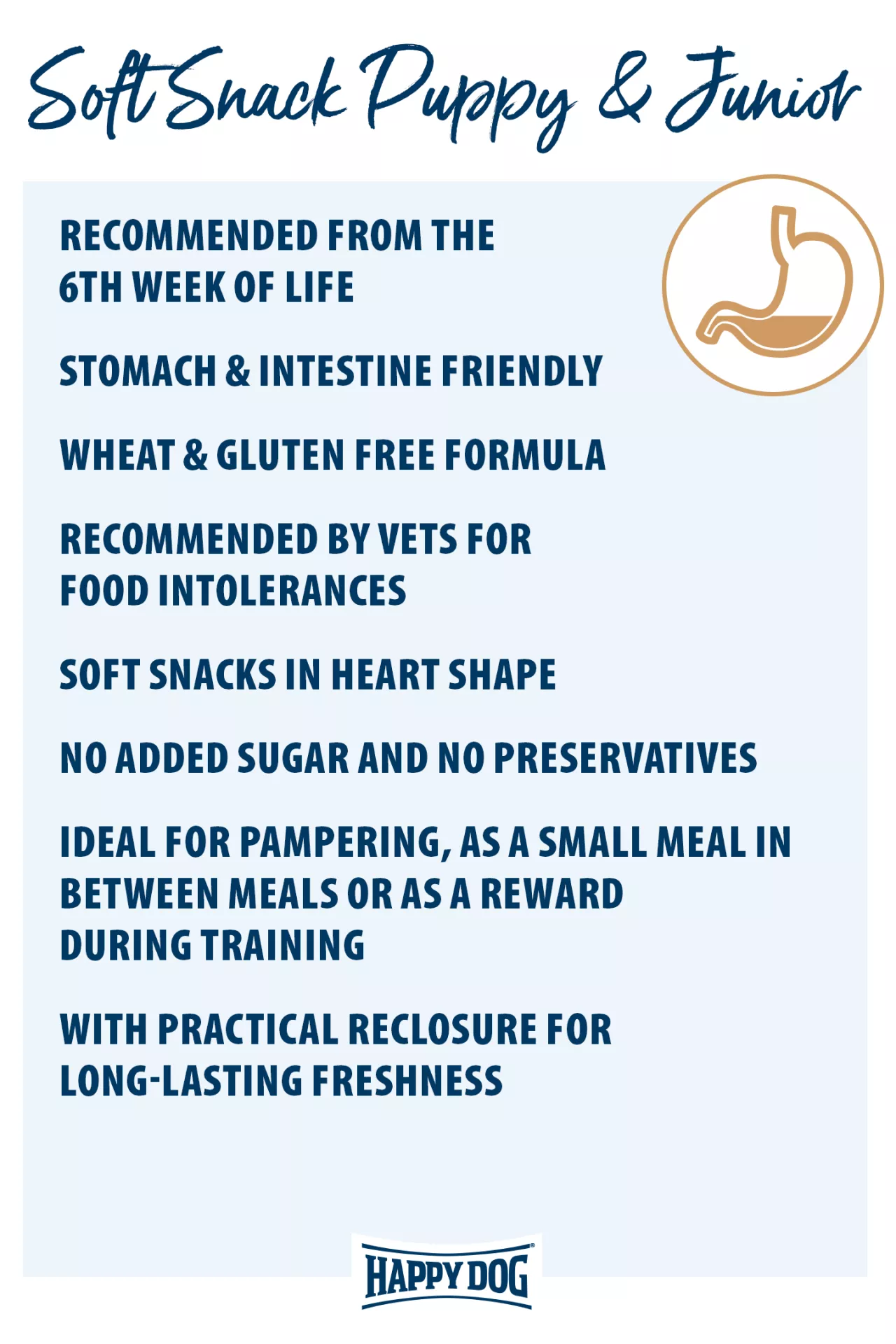 Happy Dog Soft Snack F&V Puppy & Junior 100g
