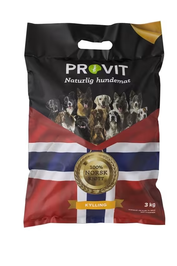 Provit Kylling i terninger m/vitamin Fryst