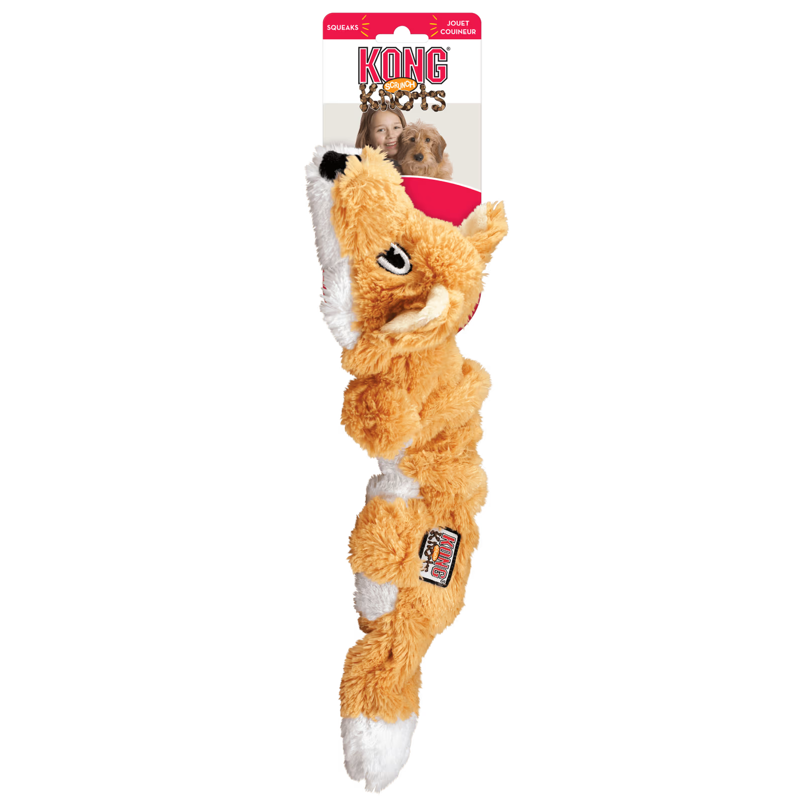 KONG Scrunch Knots Fox M/L
