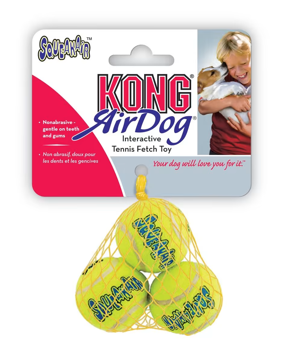 KONG Air Squeaker Ball S 3pk