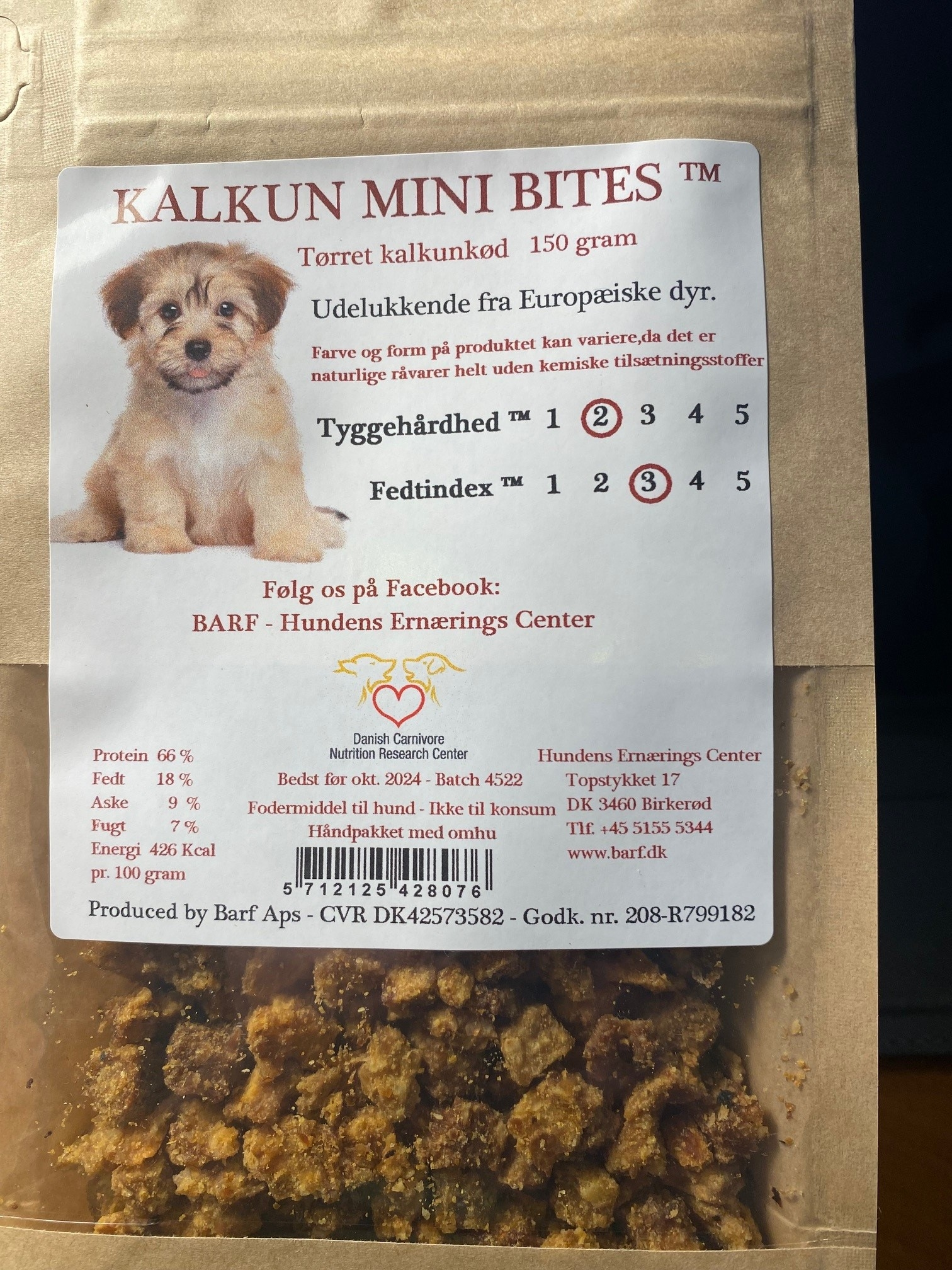 Barf Kalkun mini bites 150 gram