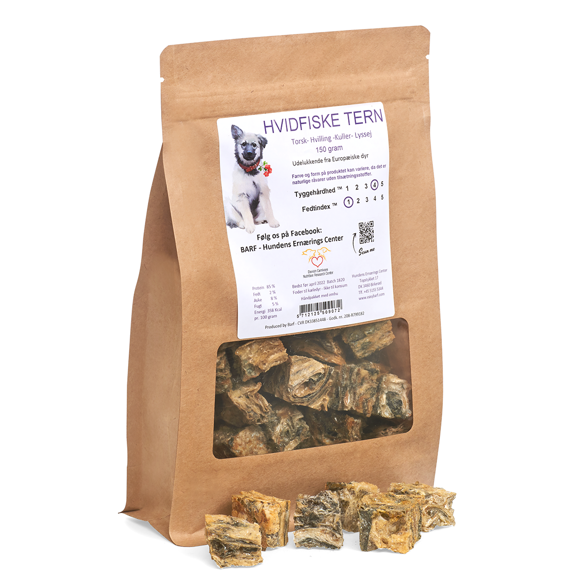 Barf fisketern 150 gram