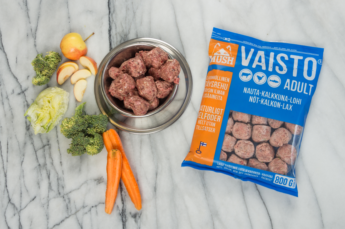 MUSH Vaisto® Okse-Kalkun-Laks (Blå)