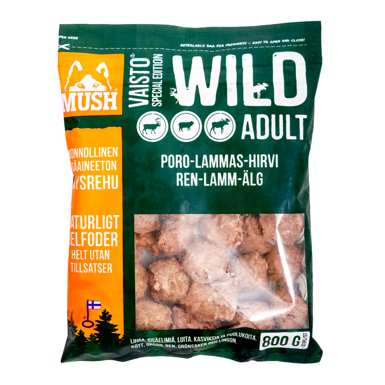 MUSH Vaisto® Wild Reinsdyr-Lam-Elg