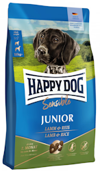 Happy Dog Sensible Junior Lam & Ris 10 kg