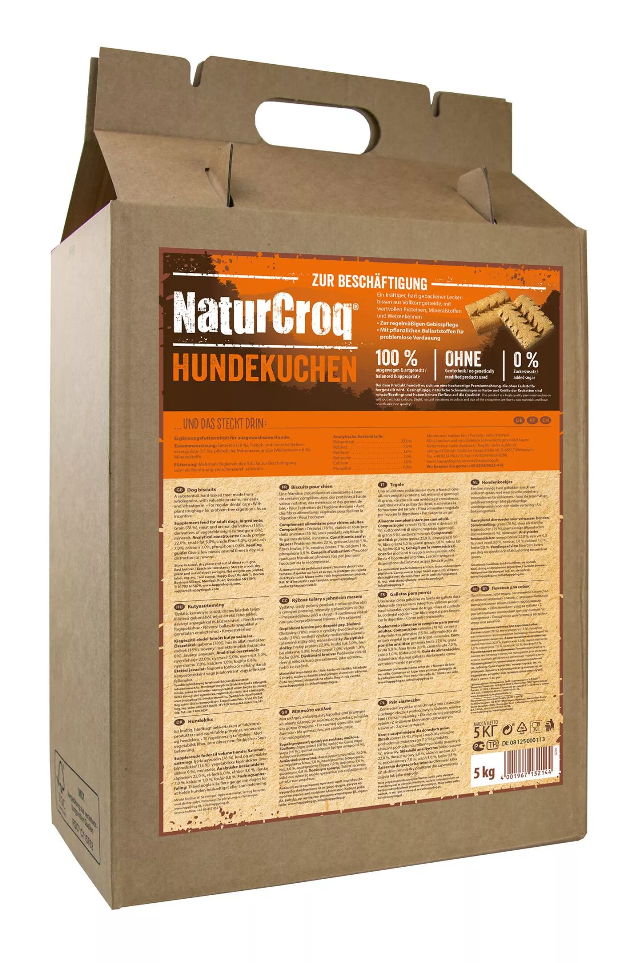 Hundekjeks NaturCroq 5 kg Happy Dog