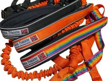 Huken Multi strikkline/tur/joggeline orange