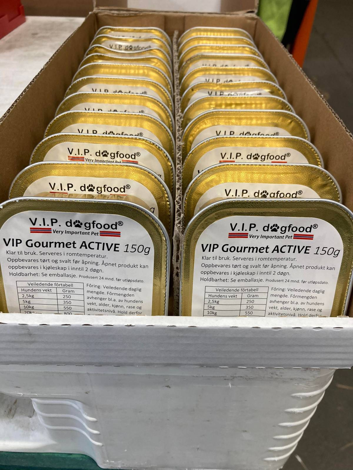 VIP Gourmet ACTIVE 150g Alutray