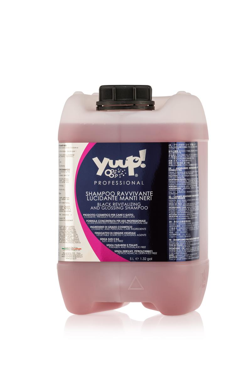 Yuup! Pro Black revitalizing and glossing shampoo 5L