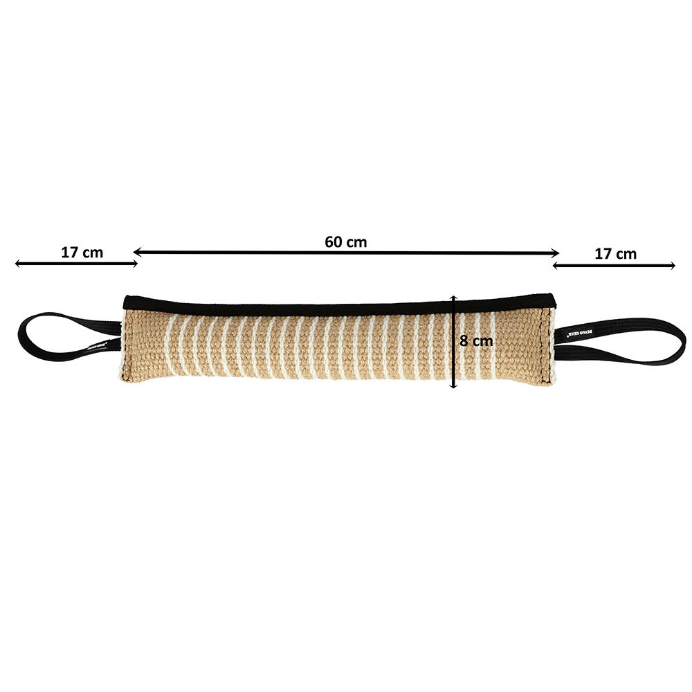 Dingo Bitepølse jute 2-hånds Ekstra hard 8cmx60cm