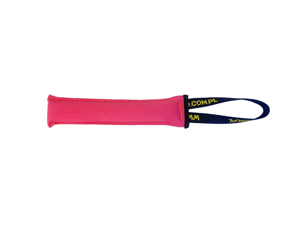 Dingo Bitepølse jute 6 x 27cm rosa - løsbitt