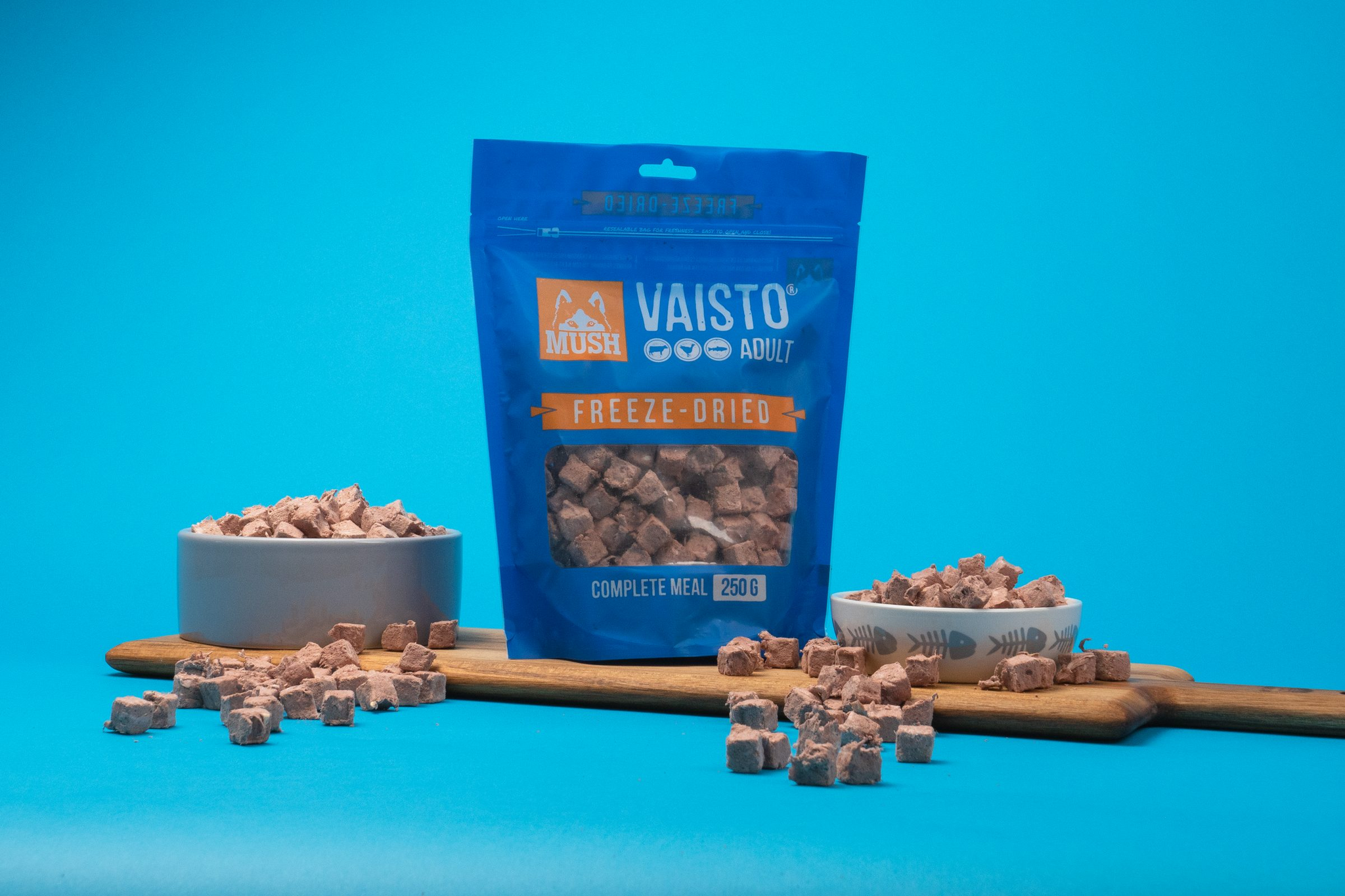 MUSH Vaisto Blå Okse-Kalkun-Laks Frysetørket