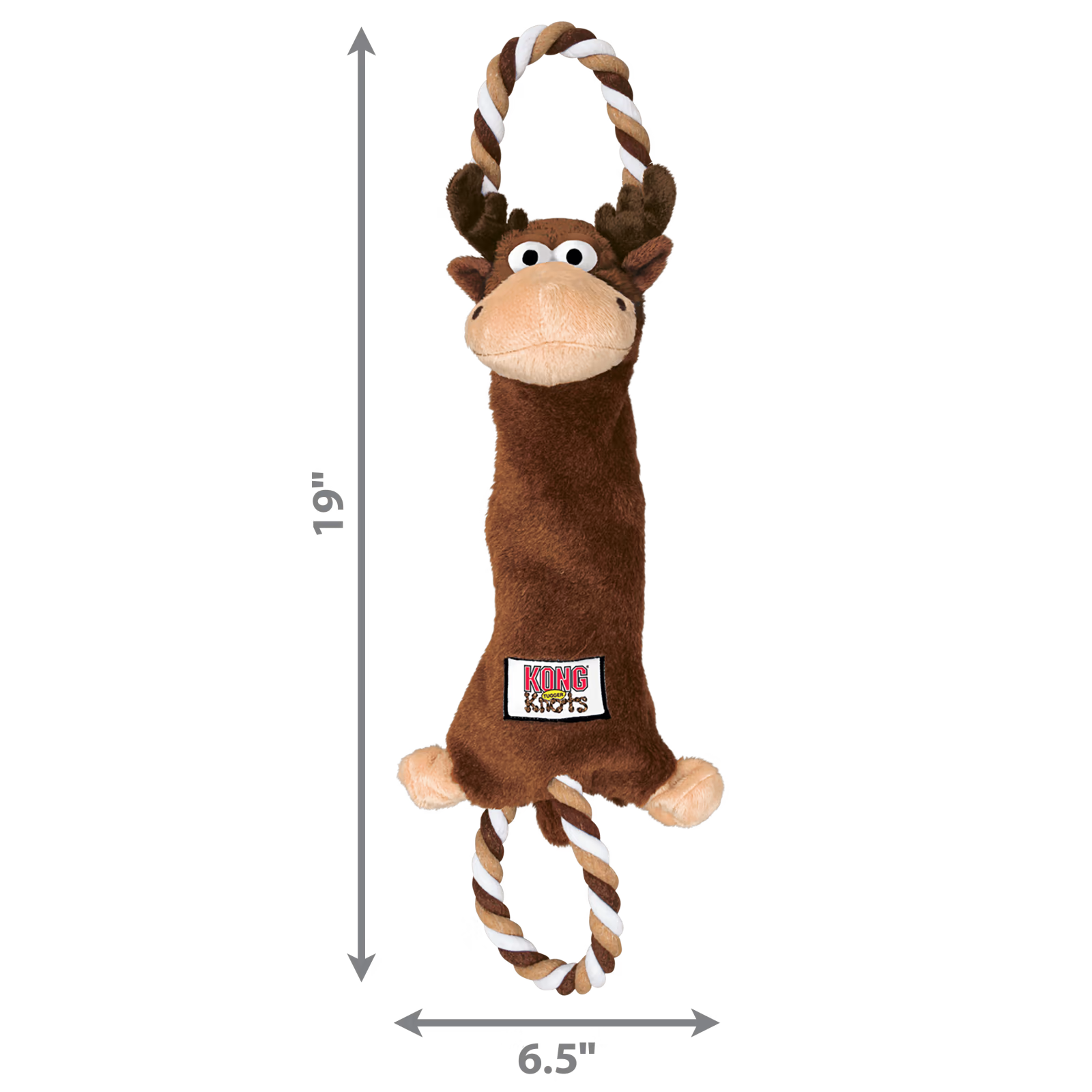 KONG Tugger Knots Moose M/L