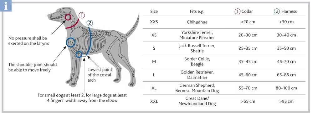 Trixie Premium Sele 75-120cm 25mm L/XL  H-Sele Hundesele