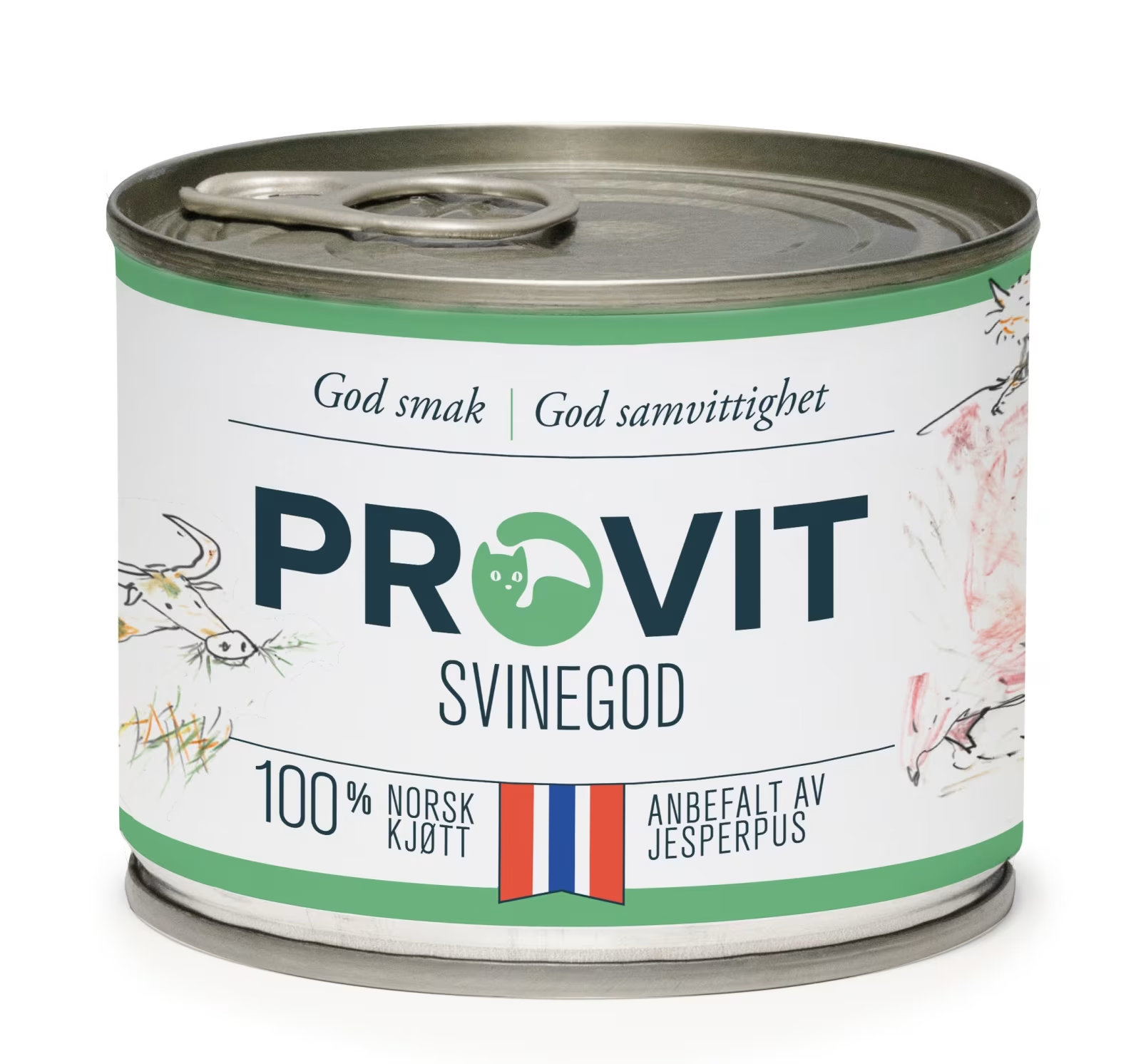PROVIT Katt Svinegod 185g Boksemat