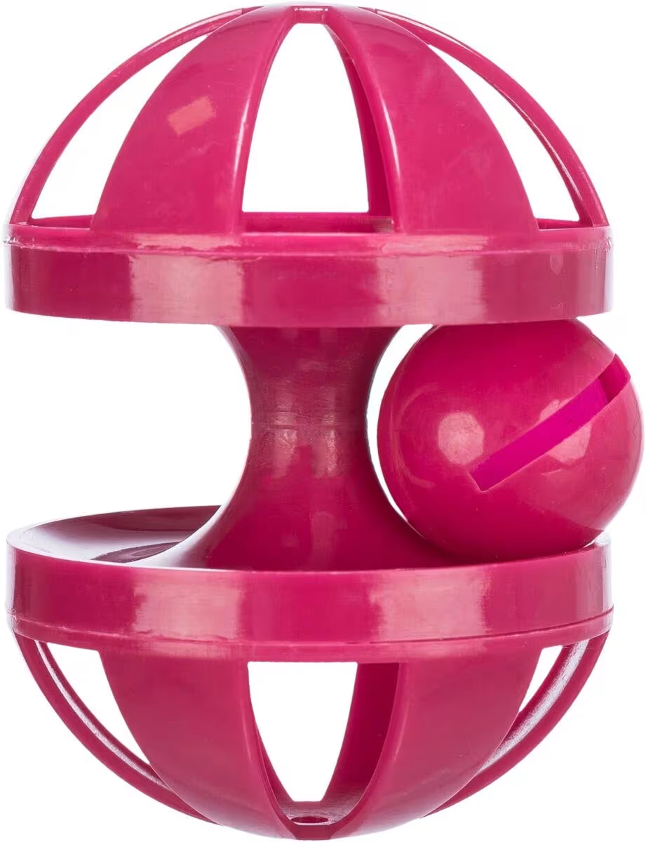 Lekerull M/Ball og Bjelle Ø6,5x9cm Katteleke