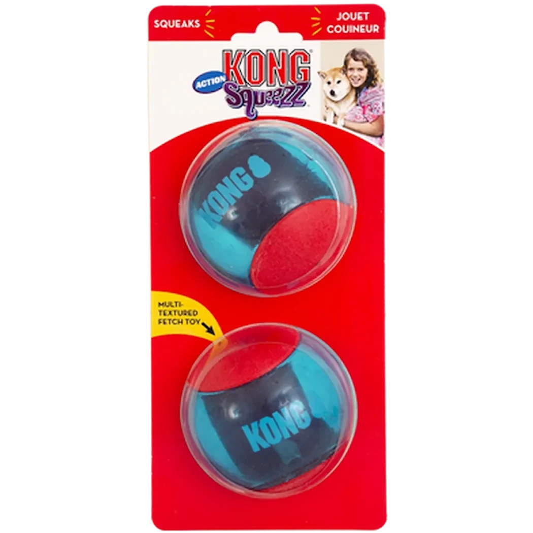 KONG Squeezz Action Ball L 2pk